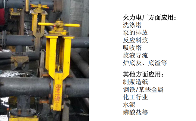 手動刀型閘閥火力電廠應用案例